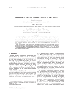 Observations of Low-Level Baroclinity Generated by Anvil Shadows