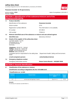 Safety Data Sheet: Potassium bromide