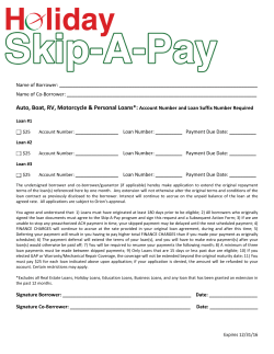 Skip-A-Pay Request Form