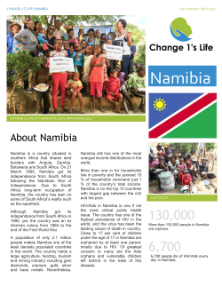 Namibia - Change 1`s Life