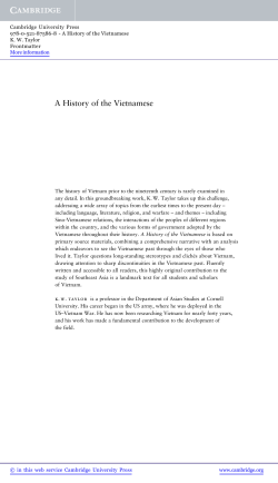A History of the Vietnamese - Assets