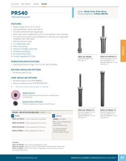PRS40 Product Cutsheet