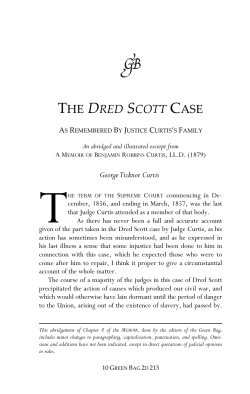 the dred scott case