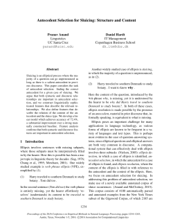 Antecedent Selection for Sluicing: Structure and Content