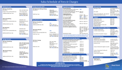 Fees and Service Charges - Saba