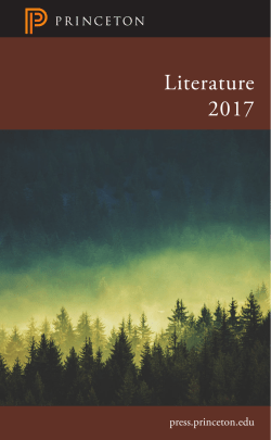 Literature - Princeton University Press