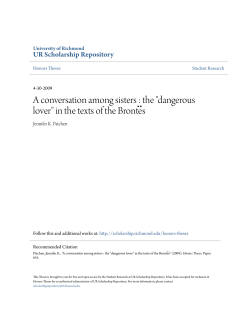 A conversation among sisters : the "dangerous lover" in the texts of