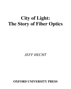 City of Light: The Story of Fiber Optics