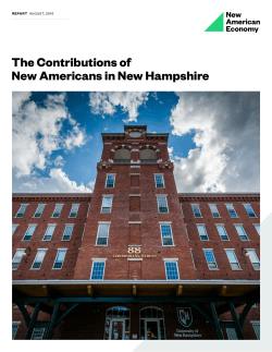 The Contributions of New Americans in New Hampshire