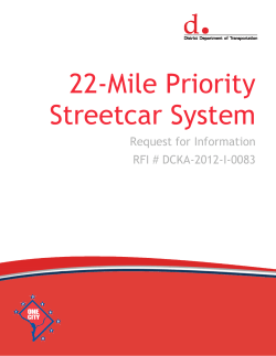 22- Mile Priority Streetcar System