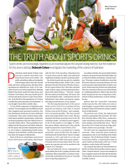 the truth about sports drinks