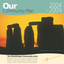 Stonehenge community plan Stonehenge