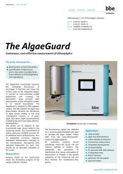 The AlgaeGuard - Potencial Zero