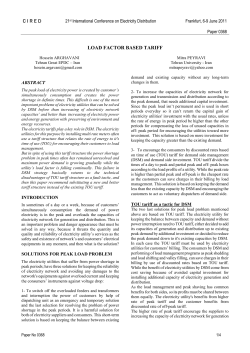 C I R E D LOAD FACTOR BASED TARIFF