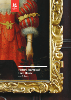 Picture Frames at Ham House