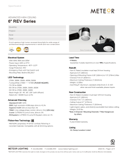 METEOR 6 inch REV Specification