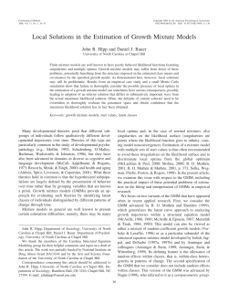 Local Solutions in the Estimation of Growth Mixture Models