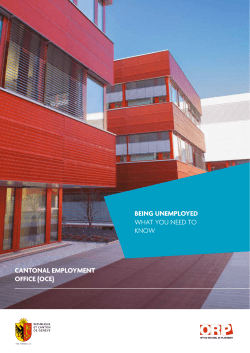 being unemployed what you need to know cantonal employment