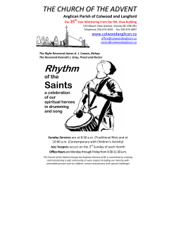 Rhythm - Church of the Advent Colwood