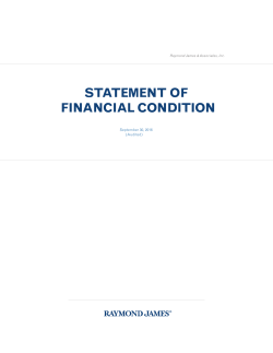 Statement of Financial Condition