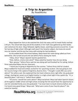 A Trip to Argentina