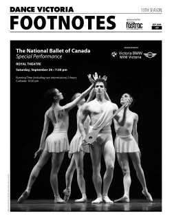 Dance Victoria - Footnotes 29
