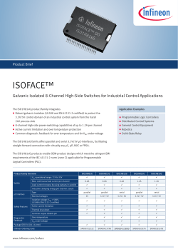 ISOFACE™ Digital Output Switch