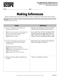 Making Inferences