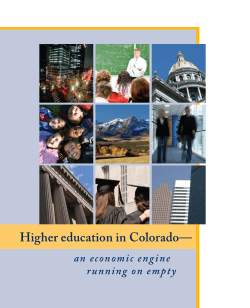 Higher Education in Colorado
