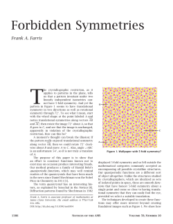 Forbidden Symmetries