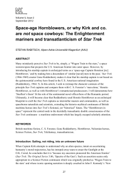 The Enlightenment mariners and transatlanticism of Star Trek