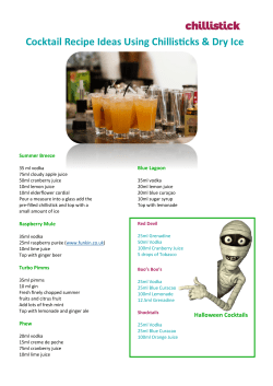 Cocktail Recipes