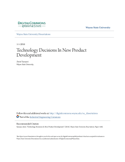 Technology Decisions In New Product Development