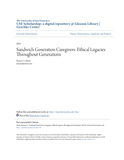 Ethical Legacies Throughout Generations