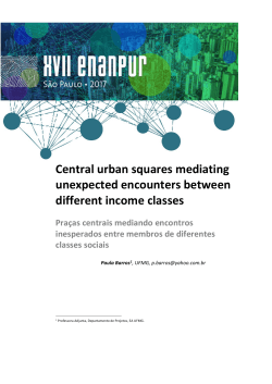 Central urban squares mediating unexpected encounters