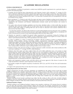 Academic Regulations - Jacksonville State University