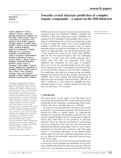Towards crystal structure prediction of complex organic compounds
