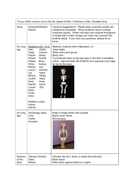 *If your child`s name is not on the list, please let Mrs. Crickmore or
