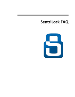 SentriLock FAQ