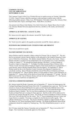 Minutes - City of Noblesville