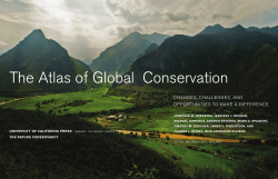 The Atlas of Global Conservation