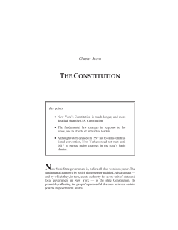 the constitution - Rockefeller Institute of Government