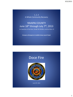 Doce Fire - Coyote Crisis Collaborative