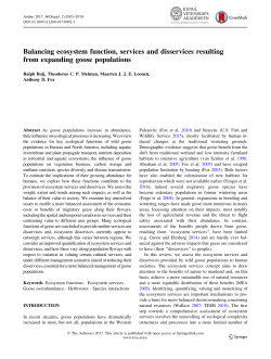Balancing ecosystem function, services and disservices resulting