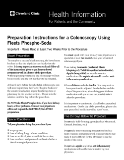 NEW fonts,format Colonoscopy Using Fleets