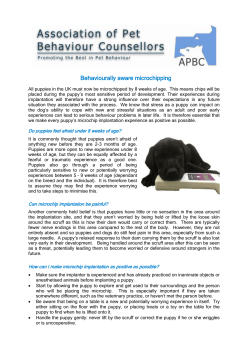 Behaviourally aware microchipping