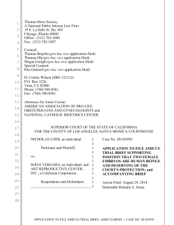 amicus brief - National Catholic Bioethics Center