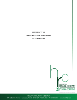 2016 Audited Financials