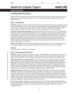 Political Party Project 2
