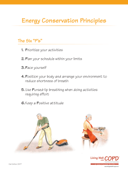 Energy Conservation Principles